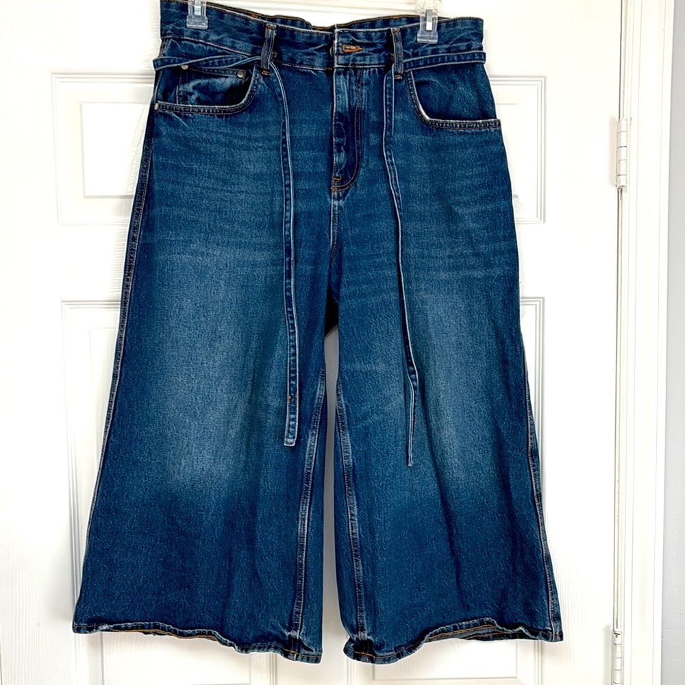 Zara super wide leg jeans size 12